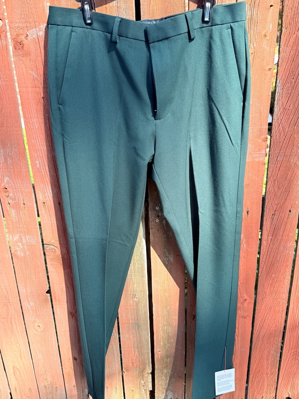 ASOS Men's Forest Green Dress Pants - Tailored Slim Fit